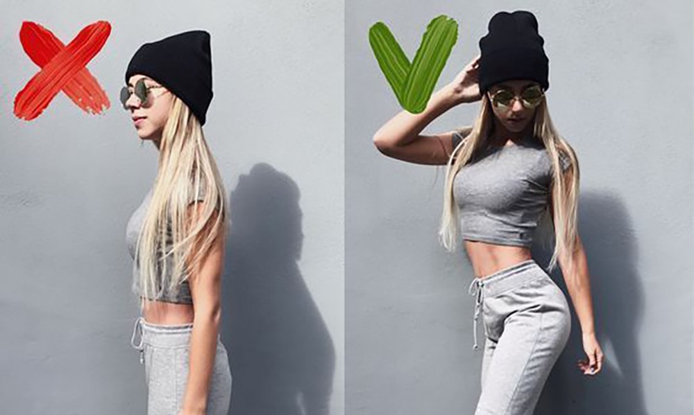 Ошибки, которые допускает человек во время позирования и выглядит полнее, чем есть на самом деле