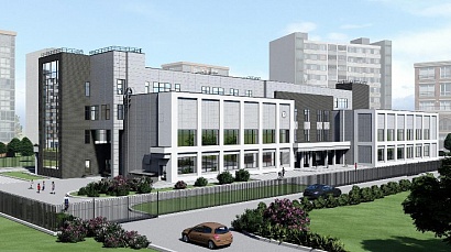 Здание школы на северо-западе Москвы украсят пилястрами