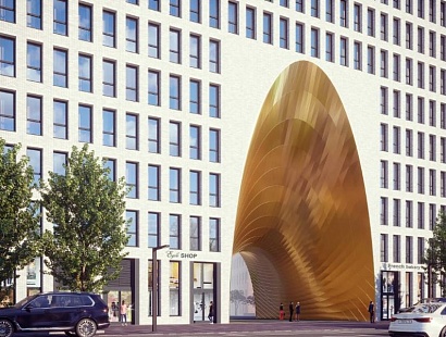 В Москве появится дом с золотой аркой