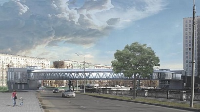 Пешеходный мост через Яузу построят до конца года 