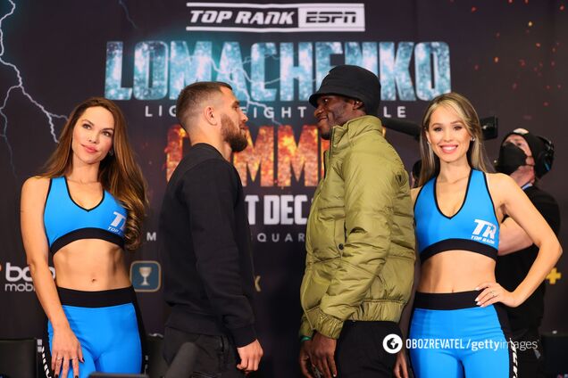 Стало известно, что сказал Ломаченко во время дуэли взглядов с Комми. Видео