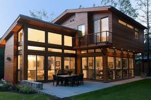 Красиво и комфортно жить можно в каркасном доме