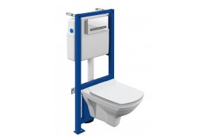 Подвесной унитаз: выбираем клавишу слива