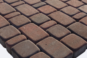 Плитка тротуарная, описание и характеристики: брусчатка и катушка