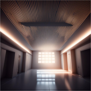 Световые линии на натяжном потолке: особенности декора