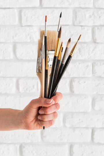 Кисти художественные: разновидности и описание для начинающих