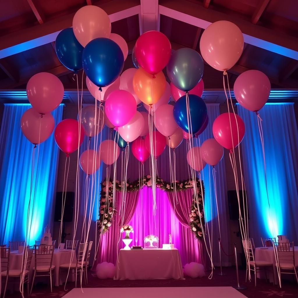 Шарики на свадьбу: воздушное настроение